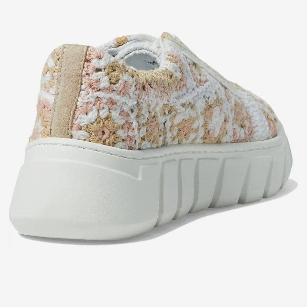 New Free People Catch Me If You can Platform Crochet Chunky Sole Sneaker Size 8 - Picture 5 of 13